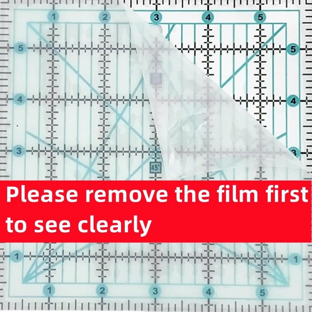 Quilting Rulers,Quilting Square Ruler (3.5", 5", 6.5", 10.5"),Quilting Ruler and Templates - Image 2